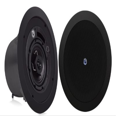 Atlas Sound FAP42T Strategy II Series 4 inch Coaxial In-Ceiling Loudspeaker - Black Pair