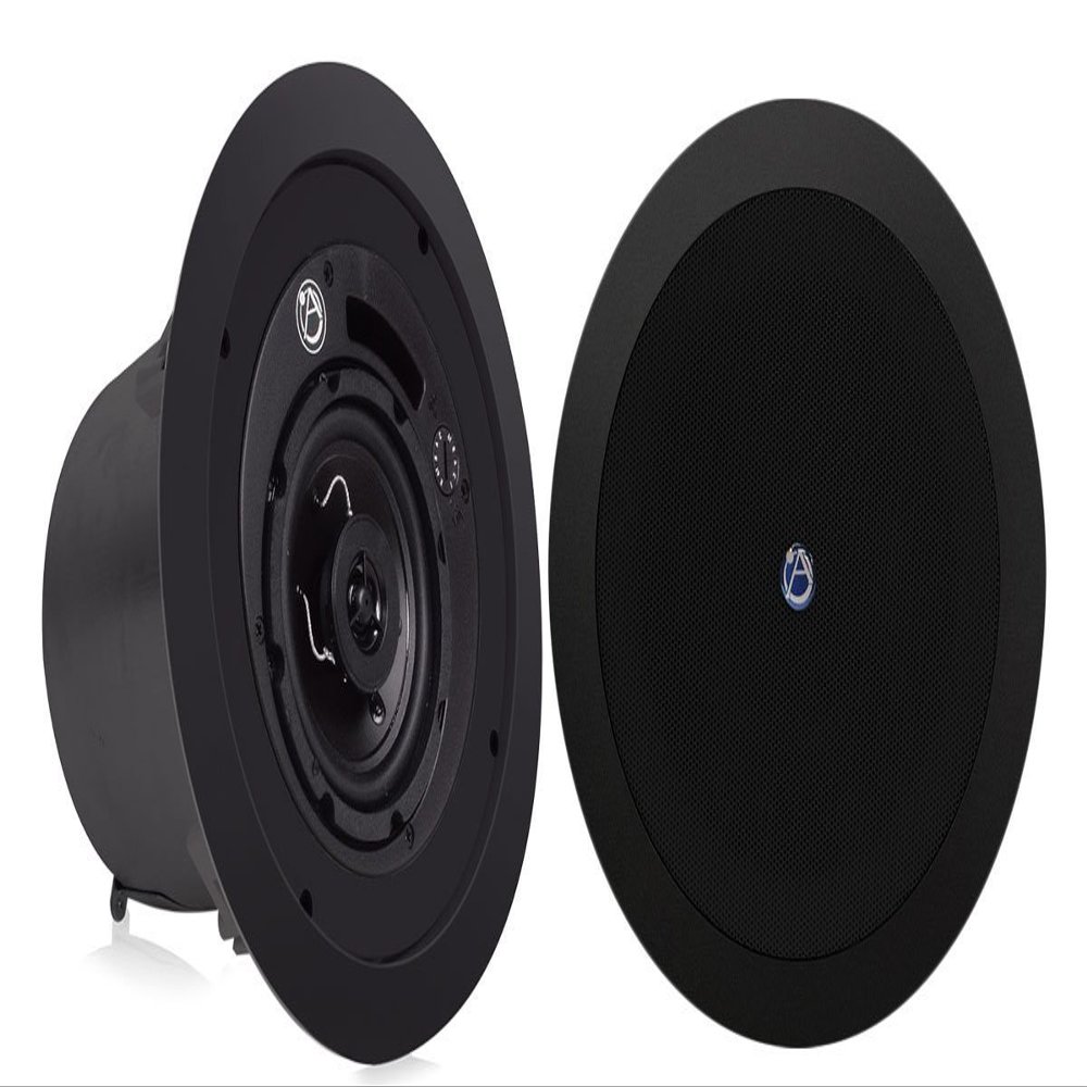 Atlas Sound FAP42T Strategy II Series 4 inch Coaxial In-Ceiling Loudspeaker - Black Pair