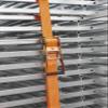 KERBL 2-Piece Ratchet Strap Tie-Downs, 15m x 50mm, Orange, 4000kg Traction Force, Compatible with Truck, Van, RV view 2