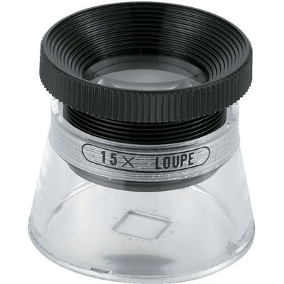 TRUSCO TL-SL15K Scale Loupe with Scale 15x 13.8 x 13.0 inches (35 x 33 cm)