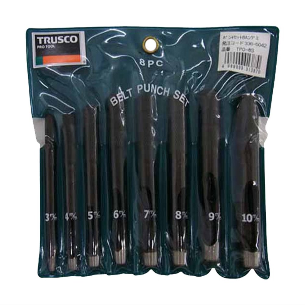 TRUSCO TPO-8S Punch Set, Set of 8
