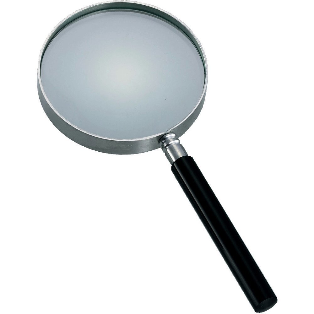 TRUSCO TL-PC100 Loupe with Handle, Lens Diameter 3.9 inches (100 mm), Magnification 0.08 inches (2.0 mm)