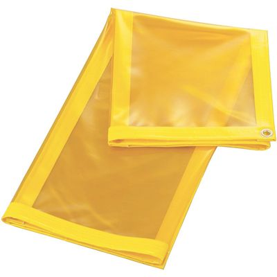TRUSCO B-7-Y Welding Blackout Sheet Only, 0.70T x W 38.2 x H 78.2 inches (970 x 1970 mm), Yellow