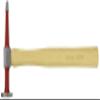 TRUSCO TSM-166 Sheet Metal Hammer Round Flat X Spear Shape view 1