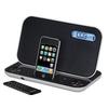 iHome iP49 Portable NXT Alarm Clock Radio for iPod and iPhone (Black/Silver) view 1