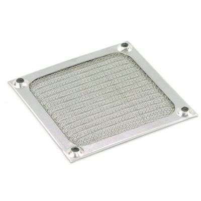 Gnrique - Filtre pour Ventilateur - 080 mm - Mtal - Silver