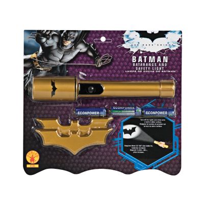 Batman's Gold Batarangs and Safety Light Set