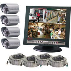 Mace MSP-19LCD8CAM4 DVR/LCD Combo Kit with 19-Inch LCD