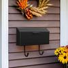 Special Lite Horizon Horizontal Wall Mount Mailbox - Black Aluminum Mailbox for Wall Mount - SHH-1006-BLK view 4