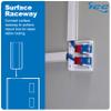 ICC 2-Port Surface Mount Box for Slim/Wide Keystone Jacks, Gray, 1-Pack view 4