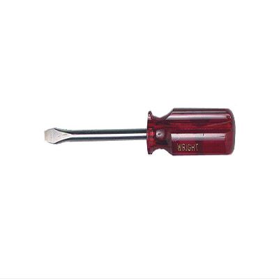 Wright Tool 9122 1/4" Tip Size Round Shank Screwdriver, 3-7/16" Length