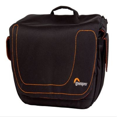 Lowepro Impulse 130 Digital Video Camcorder Shoulder Bag - Black/Orange