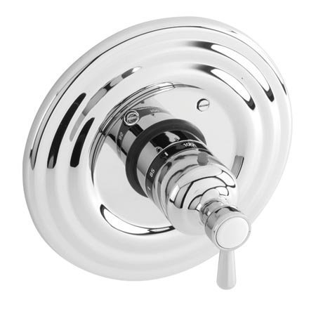 Newport Brass 3-1664TR Astaire Single Handle Round Thermostatic Valve Trim with, Polished Nickel
