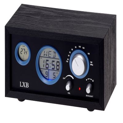 LEXIBOOK Retro Wooden FM Radio