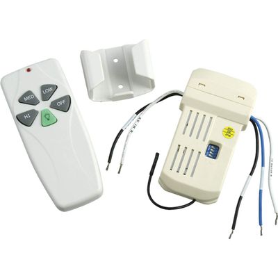 Progress Lighting AirPro Fan Remote Control, White