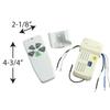 Progress Lighting AirPro Fan Remote Control, White view 3