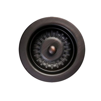 Premier Copper Products D-132ORB 3.5-Inch Universal Kitchen/Bar Basket Strainer Drain, Oil Rubbed Bronze