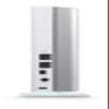 Seagate FreeAgent Desk for Mac 2 TB USB 2.0/FireWire 800 Desktop External Hard Drive ST320005FJA105-RK (Silver) view 4