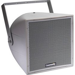8" Indoor/Outdoor Horn Loaded System with Transformer (Gray)