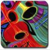 Art Plates Green Guitar Mouse Pad view 1