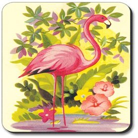 Art Plates Flamingo Mouse Pad