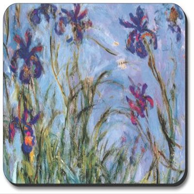 Art Plates Monet - Irises Mouse Pad