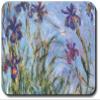 Art Plates Monet - Irises Mouse Pad view 1