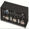 2PORTS KVM Switch Dvi VGA USB Powered Kb Mouse Audio Xp Vista view 3