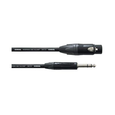 Cordial Cpm 10 FV 10 m 6.35 mm Audio Cable XLR (3-Pin) Black