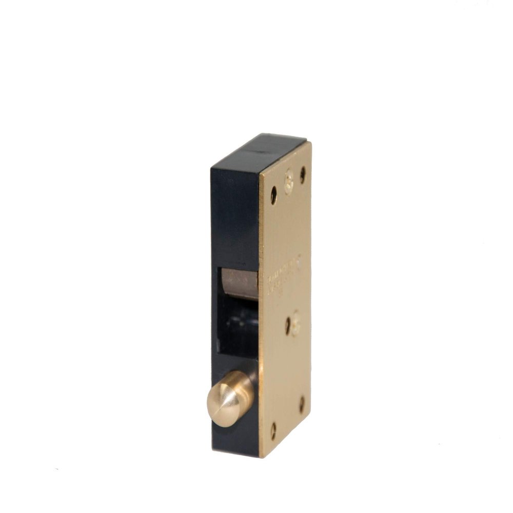 Ives CL12 Brass Invisible Cabinet Latch, Satin Brass