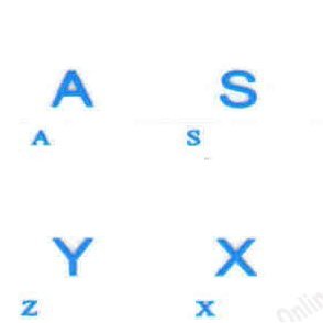 Swiss French German Keyboard Stickers Transparent Background Blue Lettering for All PC Desktop Computer Laptop