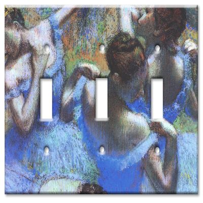 Art Plates - Degas: Behind the Scenes Switch Plate - Triple Toggle