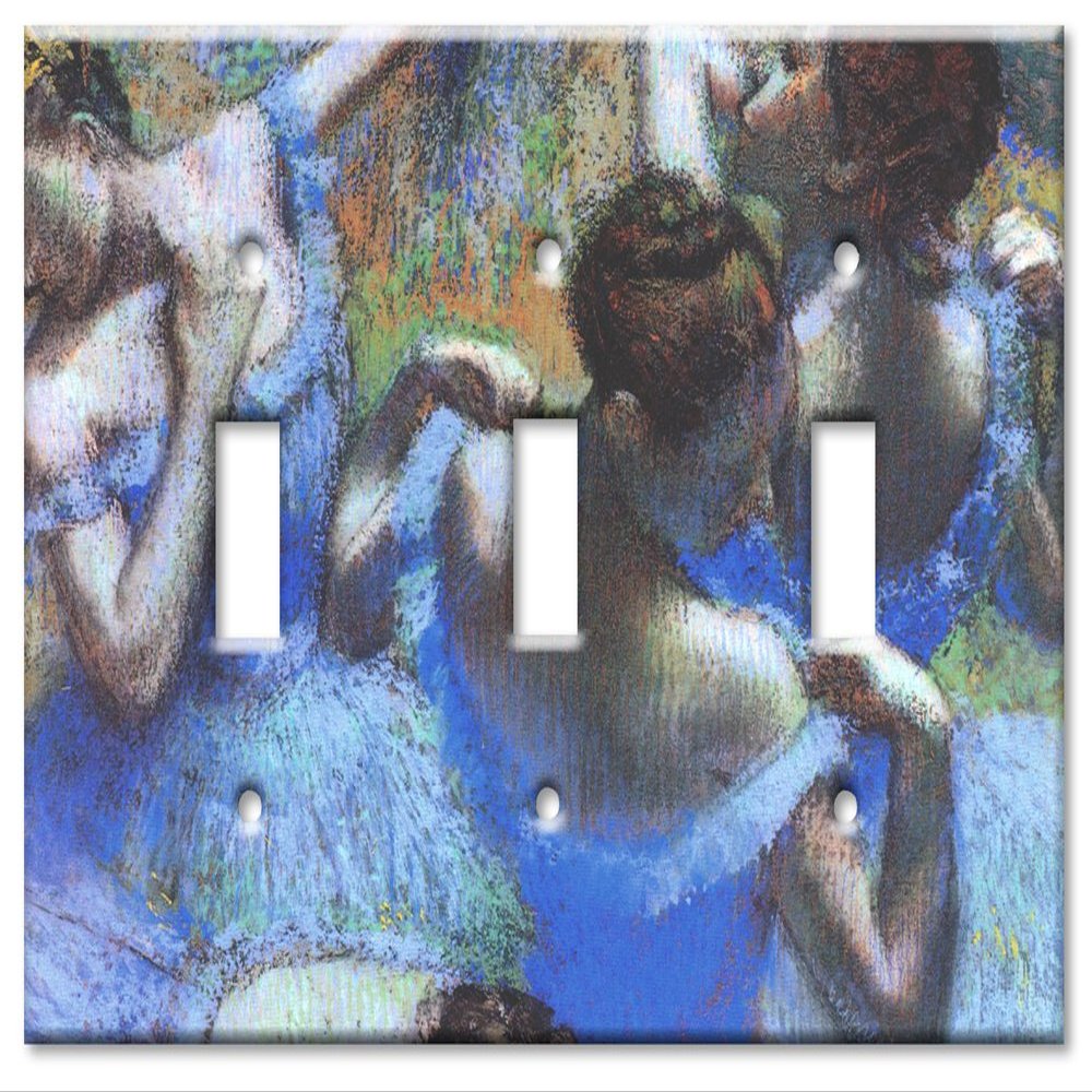 Art Plates - Degas: Behind the Scenes Switch Plate - Triple Toggle