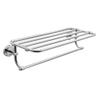 Moen DN0794CH Iso 24-Inch Wide Bathroom Hotel-Style Towel Shelf with Towel Bar, Chrome view 1
