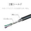Elecom USB2.0 cable U2CBF15BK view 4