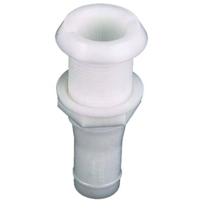 Perko Thru-Hull Connection for Use with Hose 0301DP6A White 1-7/8