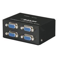 Black Box Network Services Compact Vga Video Splitter 4-channel
