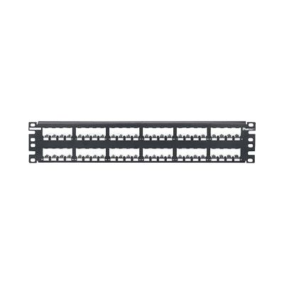 Panduit CP48BLY 48-Port Flat Patch Panel, Black