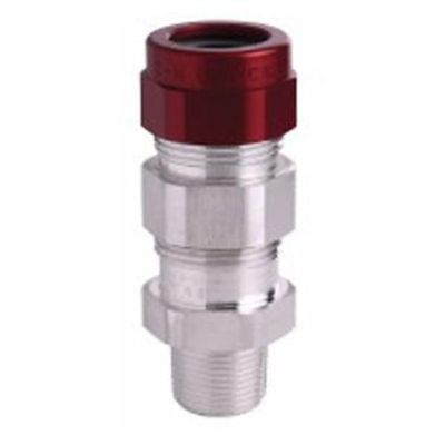 Crouse-Hinds TMCX165 Aluminum Cable Gland Connector 1/2 Inch 0.44-0.65 Inch Armor 0.49-0.781 Inch Outer Sheath