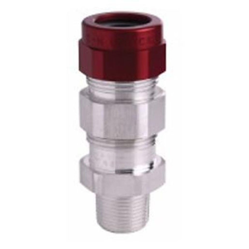 Crouse-Hinds TMCX165 Aluminum Cable Gland Connector 1/2 Inch 0.44-0.65 Inch Armor 0.49-0.781 Inch Outer Sheath