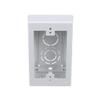Junction Box Low V Adhesive WHT 1 Gang view 1
