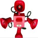 COOPER WHEELOCK STH-4R24MCCH-NR CLUSTER SPEAKER W RSS-24MCCH STROBE(4)STH-15S...