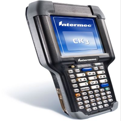 INTERMEC CK3B20N00E100 ALPHANUMERIC KEYPAD, 128MB/512MB, WLAN 802.11A/B/G, Bluetooth, EA20X Extended Range Area IMG, Color QVGA Display, WM 6.1 WWE, Hand Strap