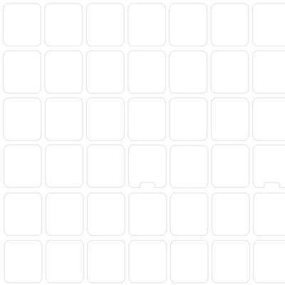 BLANK TRANSPARENT KEYBOARD STICKERS