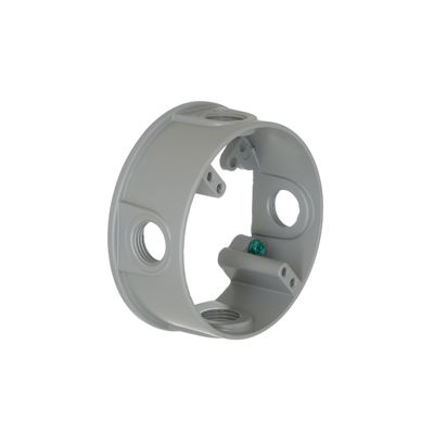 Hubbell-Bell 5363-0 Round Weatherproof Extension Adapter, 18.3 Cu-in, 4 in Dia X 1-1/2 in D, Gray, 4-Inch