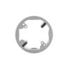 Hubbell-Bell 5363-0 Round Weatherproof Extension Adapter, 18.3 Cu-in, 4 in Dia X 1-1/2 in D, Gray, 4-Inch view 4