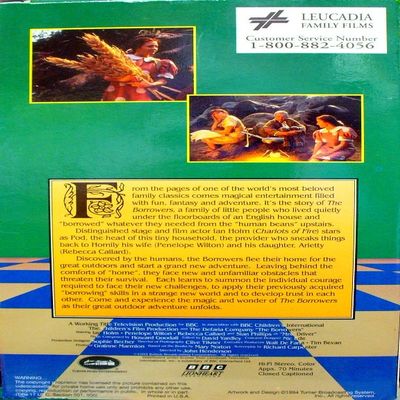 The Further Adventures of The Borrowers VHS