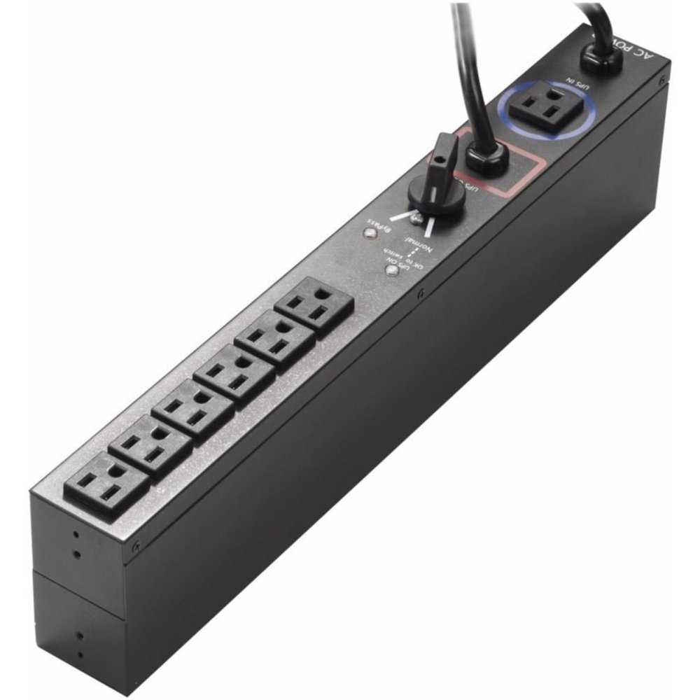 Eaton Mbp PDU, 120V, 5-15P to (6) 5-15R, Use with 5130, Evol/s, Pulsar/m, 9130