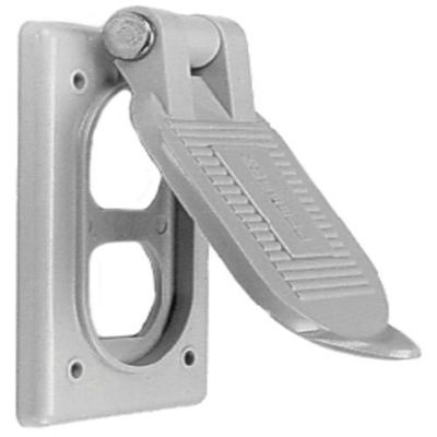Hubbell HBL52CM21 WEATHERPROOF COV.15-20A DUPLE LIFT COVER PLATE