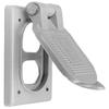 Hubbell HBL52CM21 WEATHERPROOF COV.15-20A DUPLE LIFT COVER PLATE view 1